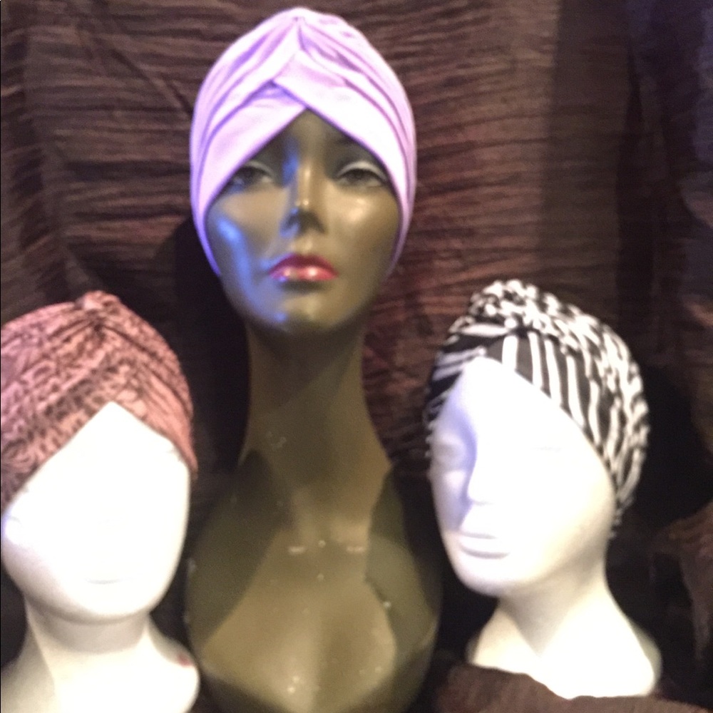 Multi colored Turbans for cancer patients